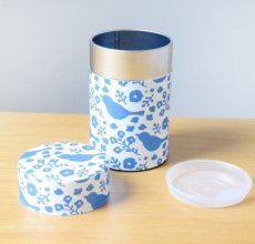 画像1: 〔1000円×3個〕茶筒（小）「空模様」/ 150g茶葉用 (1)